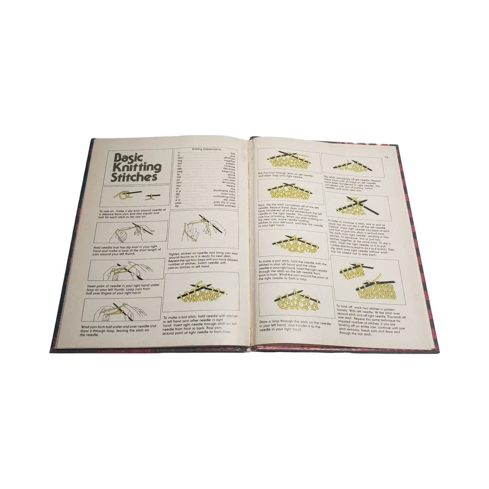Better Homes and Gardens Crocheting & Knitting Vintage Hardcover Pattern Book